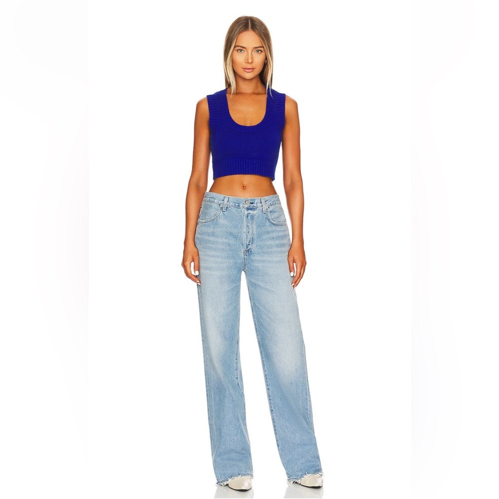 superdown Patricia Knit Top in Bright Blue - Picture 4 of 11